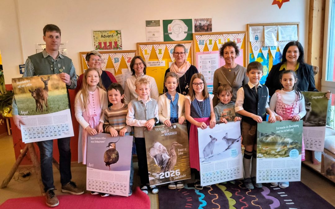 Überreichung des BJV Schulkalenders 2026